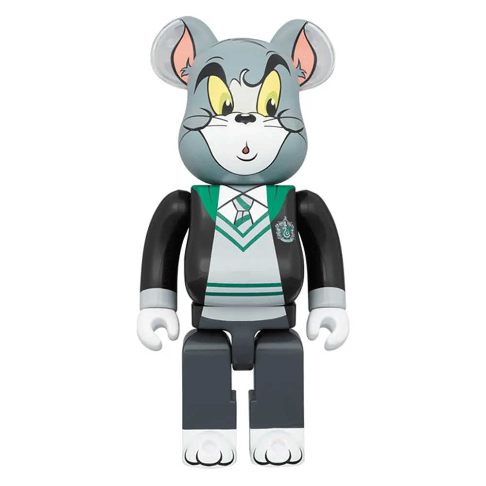 400%   100% Bearbrick Tom & Jerry in Hogwarts House Robes