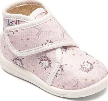 BELLAMY NICOLE rose licorne Chaussons