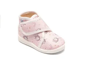 BELLAMY NICOLE rose licorne Chaussons