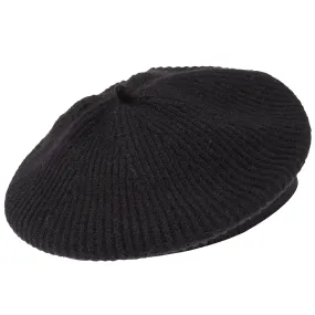 Béret Femme maille Soft Touch Noir