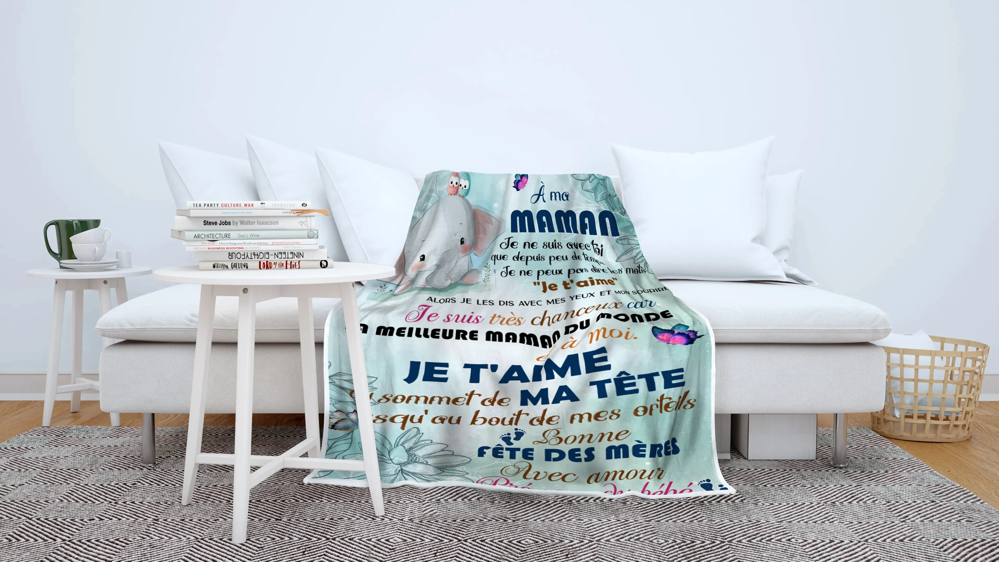 Cadeau Fête Des Mères, Idée Originale Nouveau Né, Nouveaux Parents, Plaid Personnalisée Pour Maman - CTS14052215