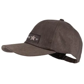 Casquette mixte à patch Marron