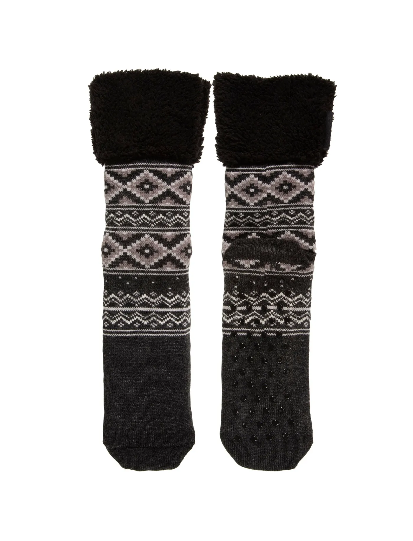 Chaussettes fourrées Homme Jacquard