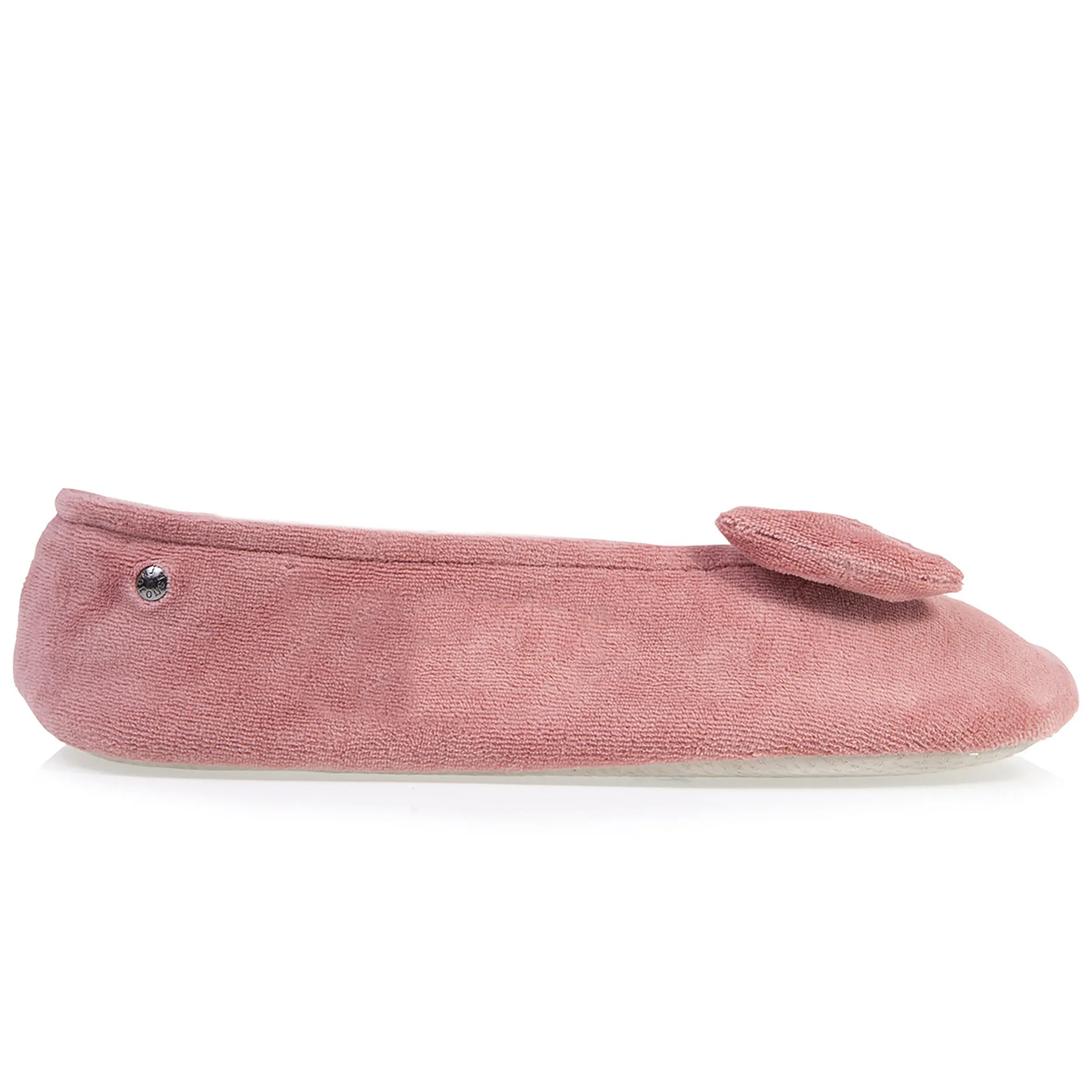 Chaussons ballerines Femme Nud Rose