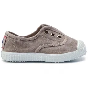 CIENTA TOILE  élastique 70777 gris Toiles Espadrilles