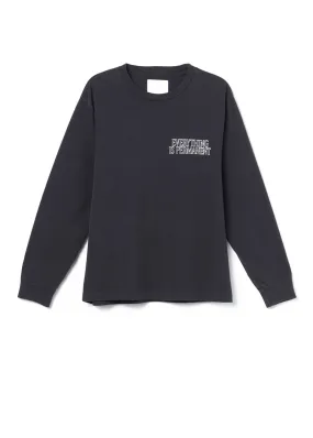 Dr. Woo Unisex Long Sleeve in Vintage Black