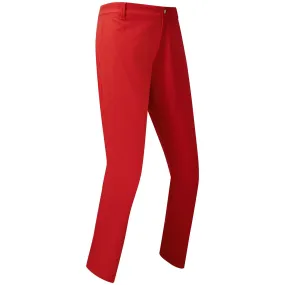 Footjoy Pantalon Performance Tapered Fit Red