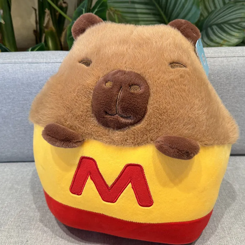 Giant Capybara French Fries Doll