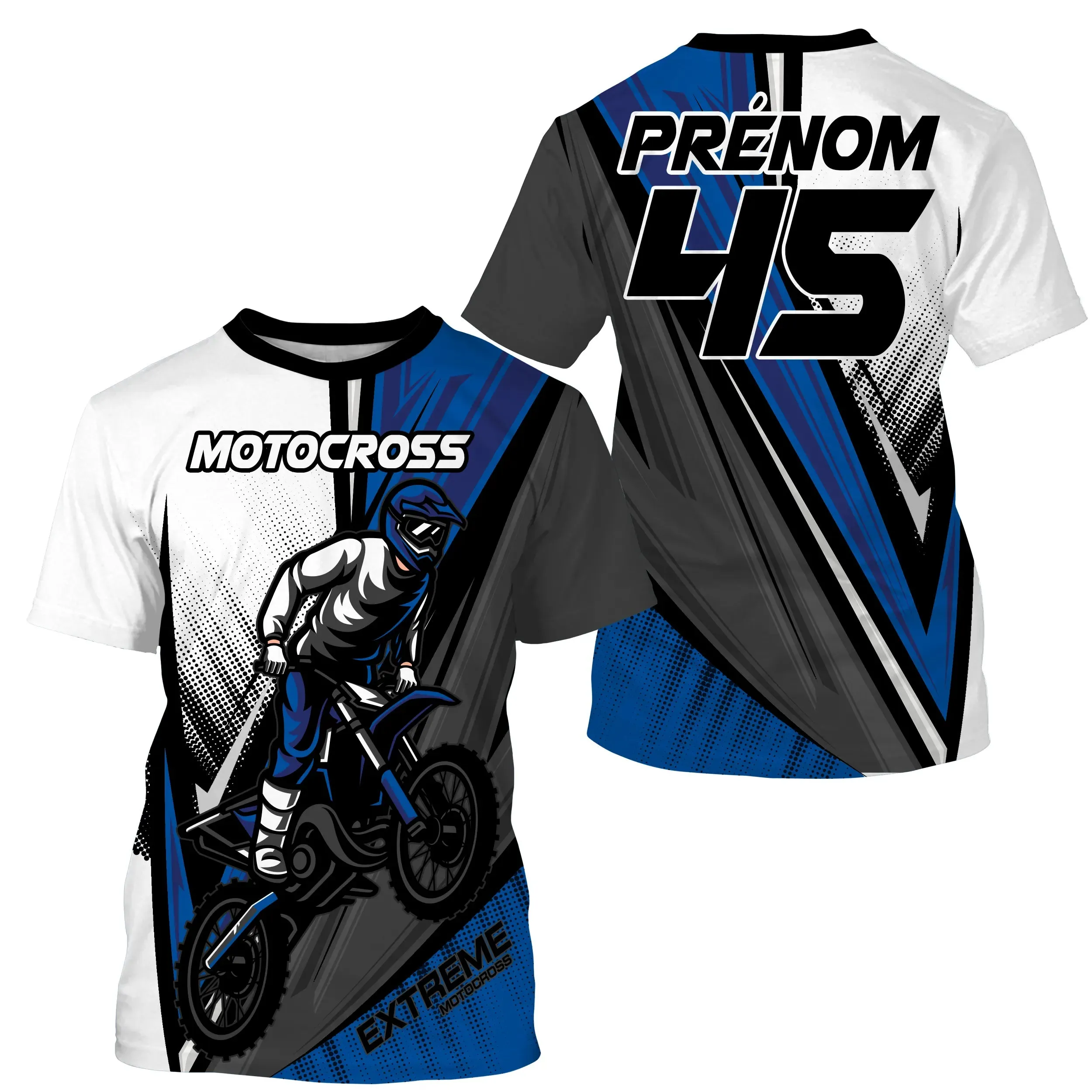 Maillot De Cross, Dirt Bike Extreme, Cadeau Personnalisé Fan Motos Tout-Terrain - CT15122235