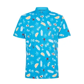 Original Penguin Polo Motif Cocktail Bleu