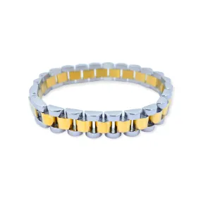 Ostrada Two Tone Gold Bracelet