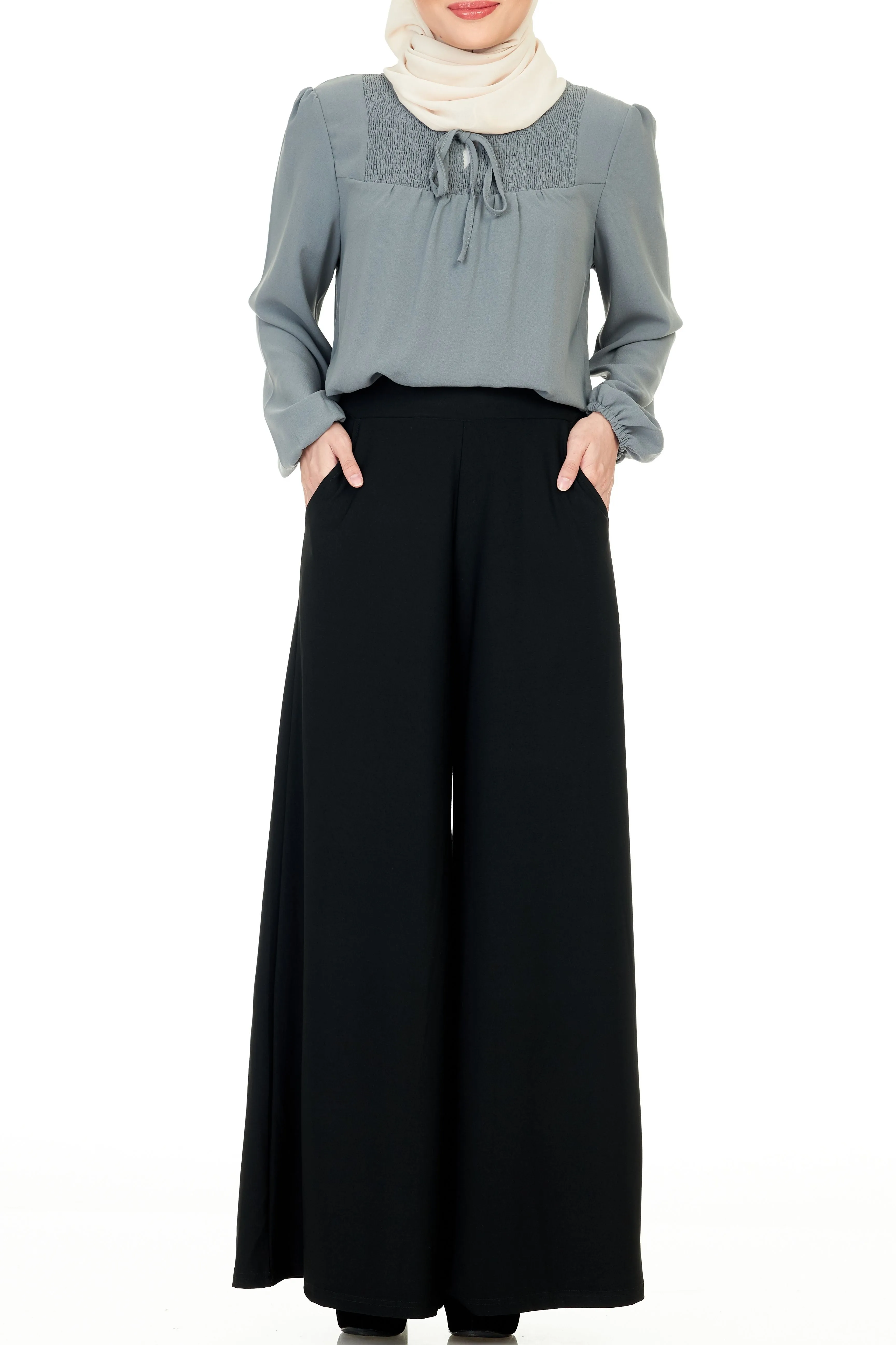 Palazzo Pant - Grey