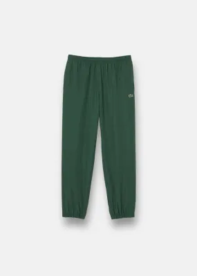 Pantalon de survêtement Lacoste en tissu déperlant vert