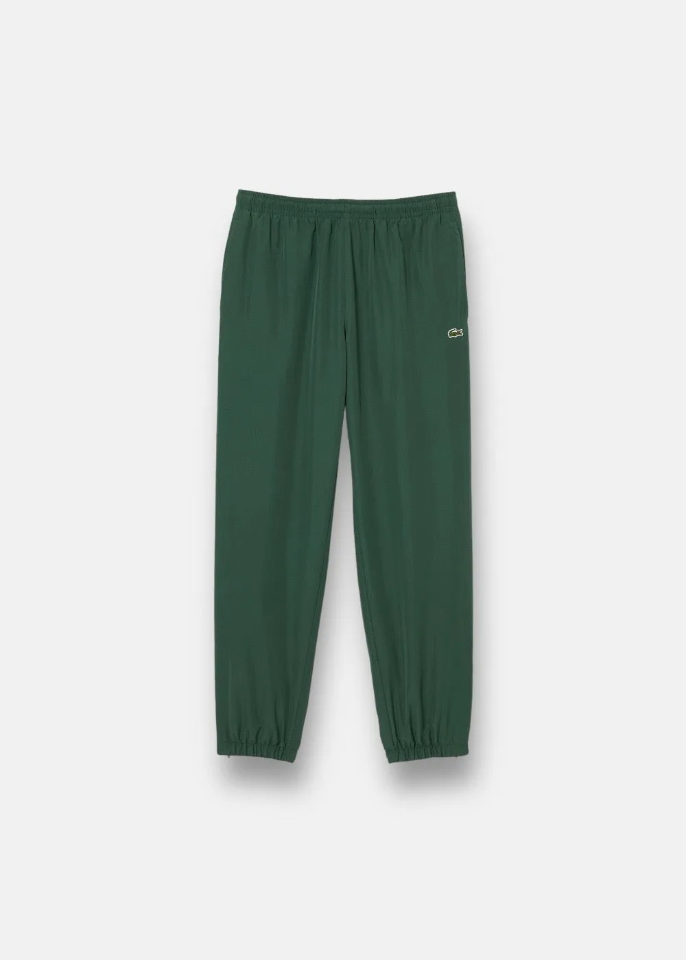 Pantalon de survêtement Lacoste en tissu déperlant vert