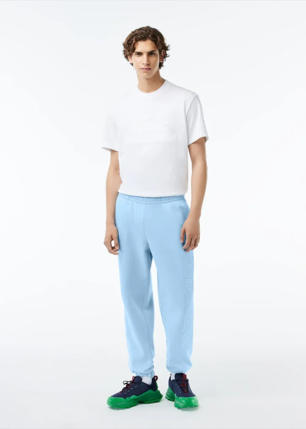 Pantalon de survêtement Lacoste Jogger avec détail siglé bleu