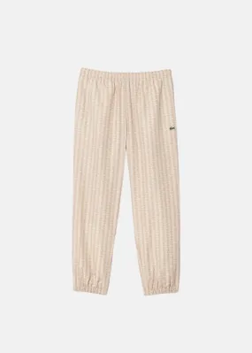 Pantalon de Survêtement Lacoste - Monogramme Iconique beige