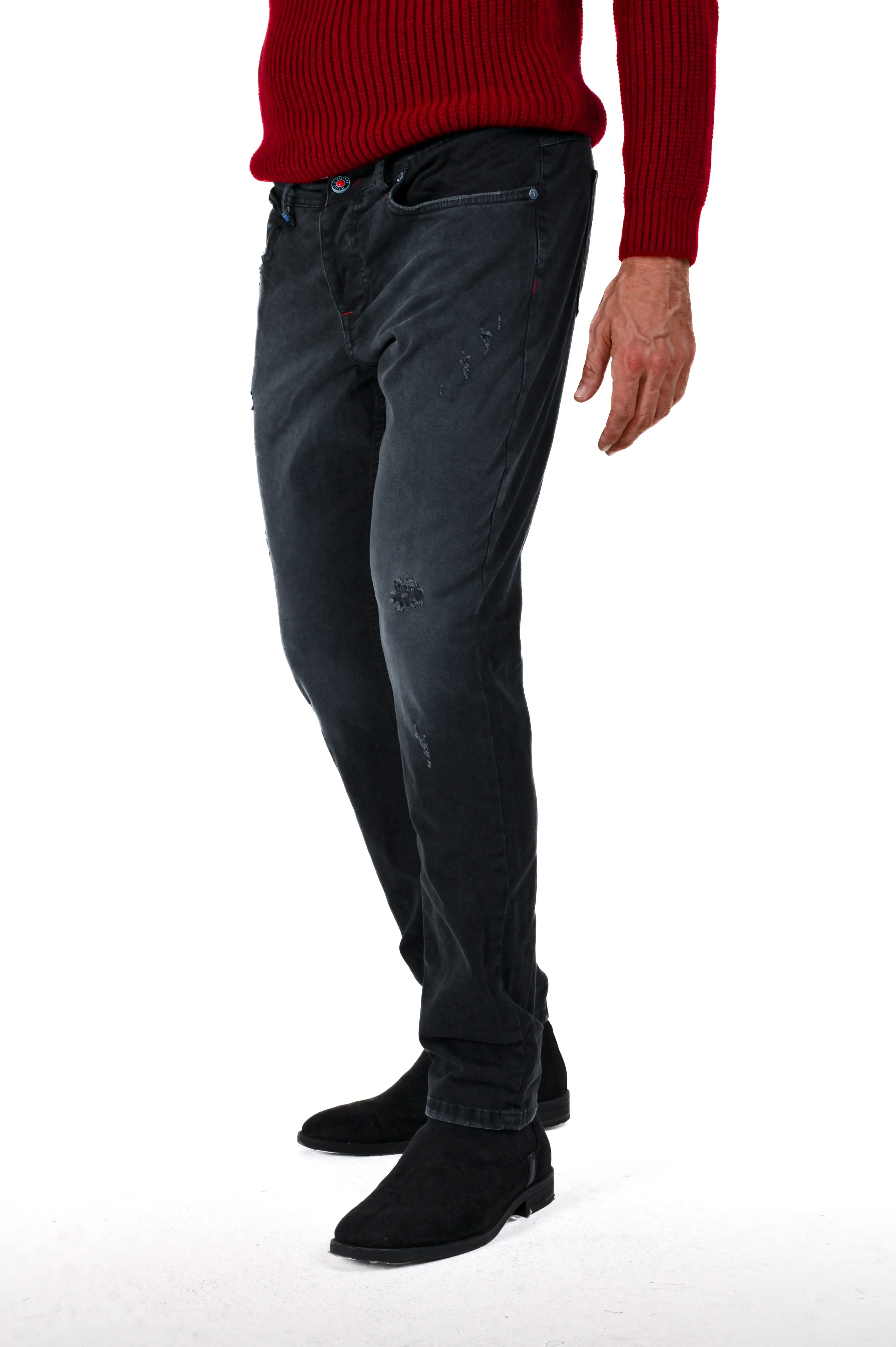 Pantaloni uomo in cotone slim fit AI 5124 in vari colori - Displaj