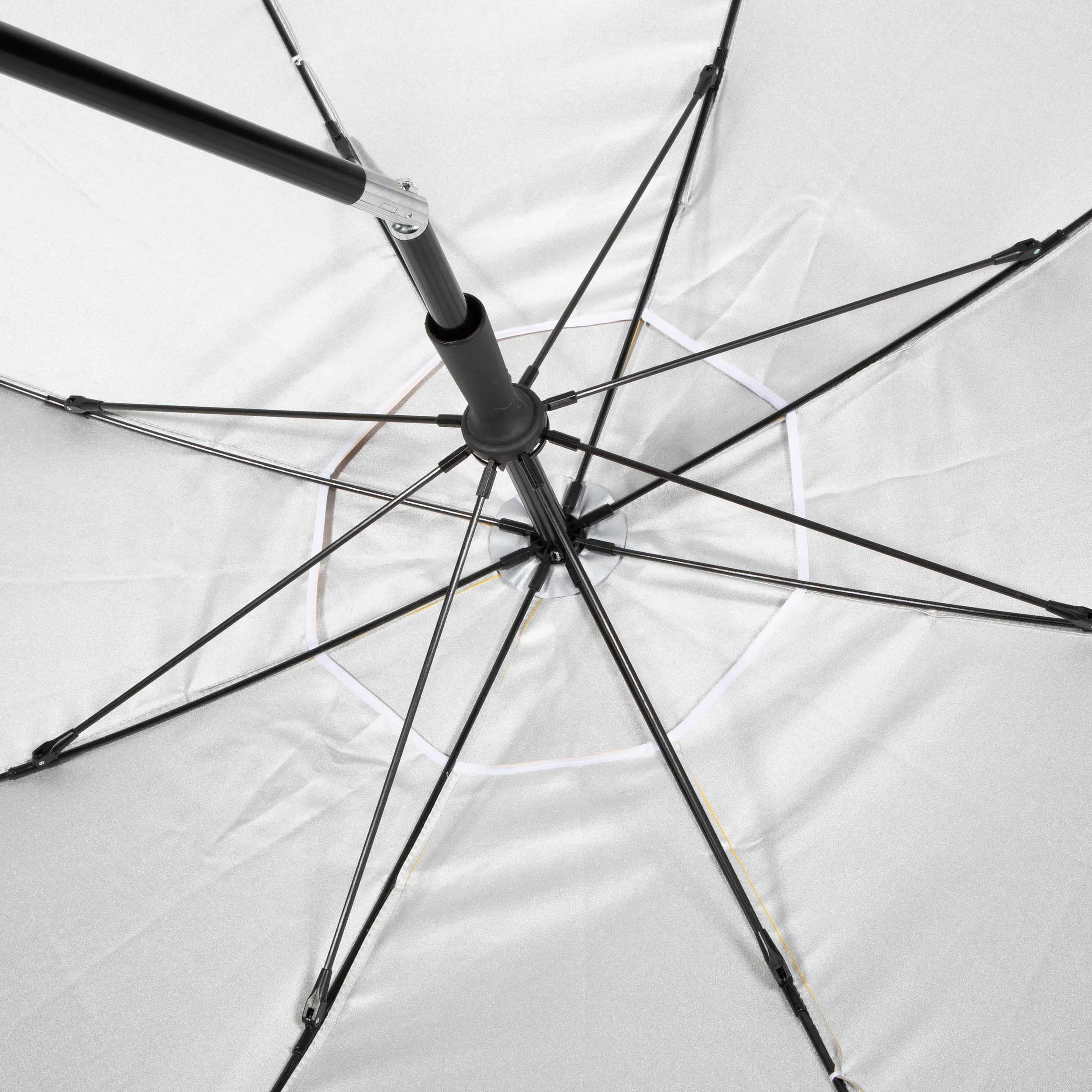 Parasol de plage Jaune/Blanc