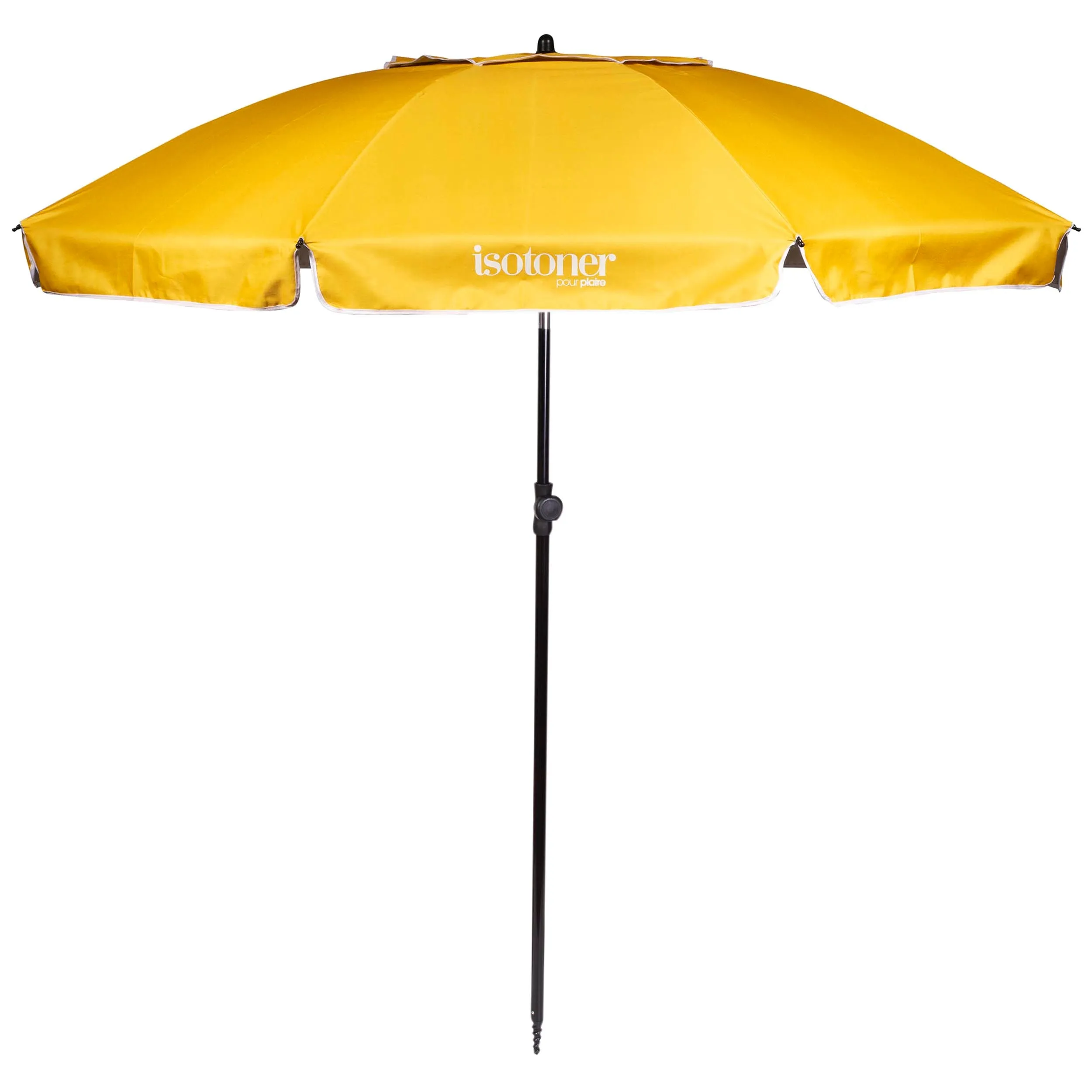 Parasol de plage Jaune/Blanc