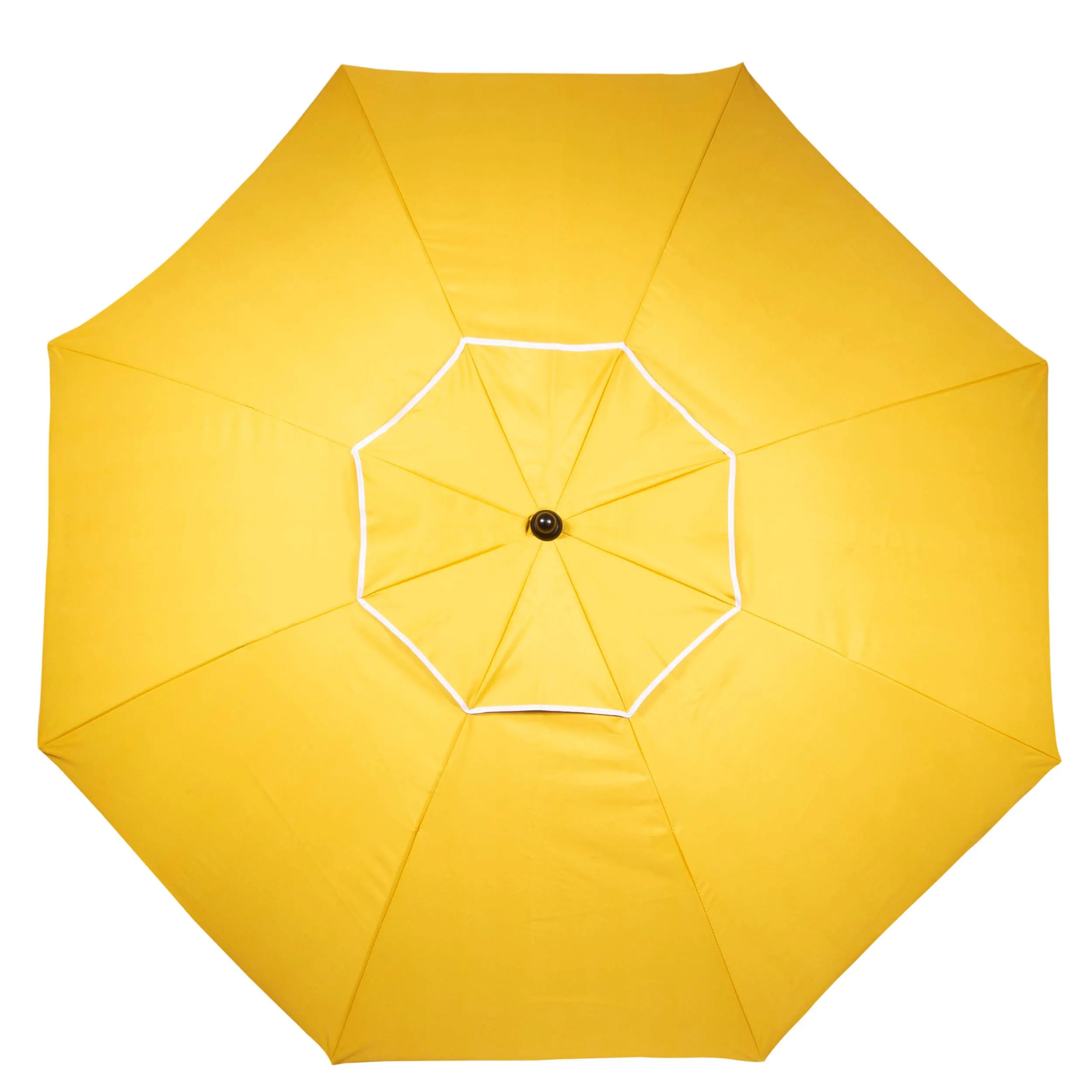 Parasol de plage Jaune/Blanc