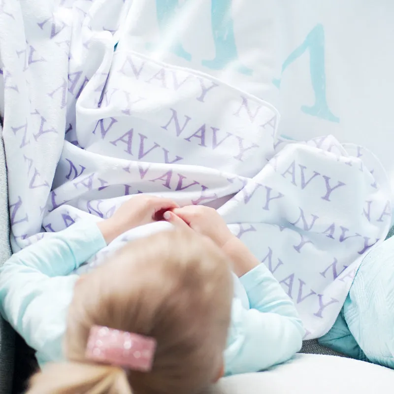 Personalized Alphabet Blanket