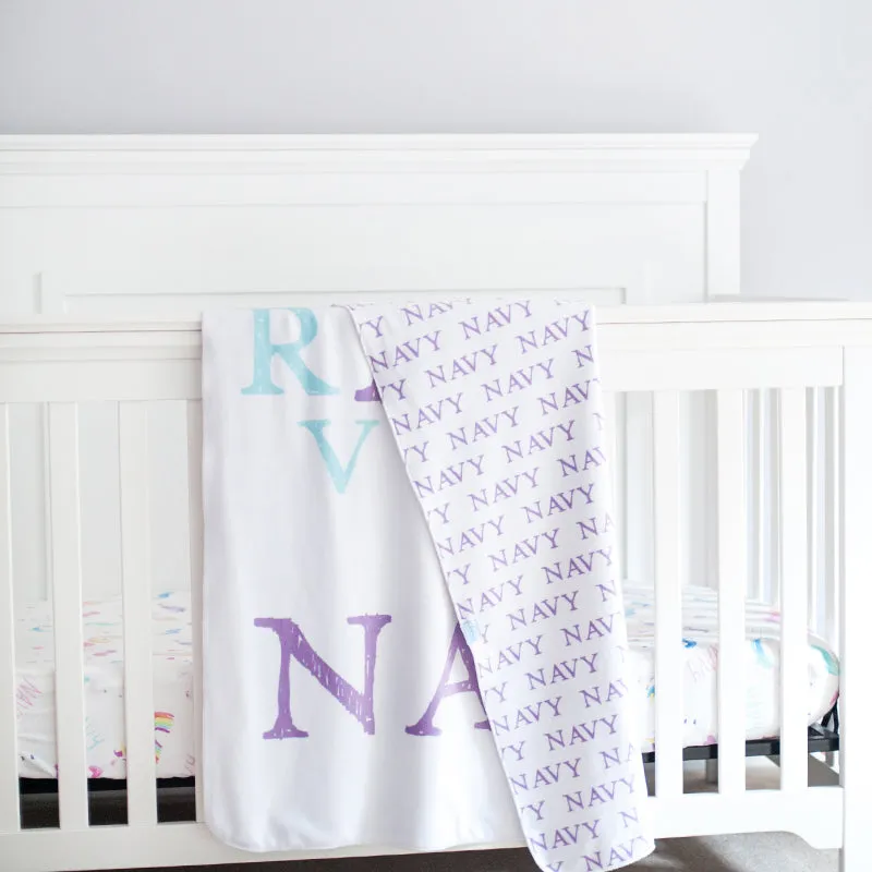 Personalized Alphabet Blanket