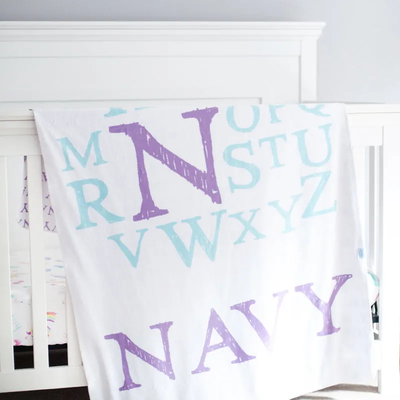 Personalized Alphabet Blanket