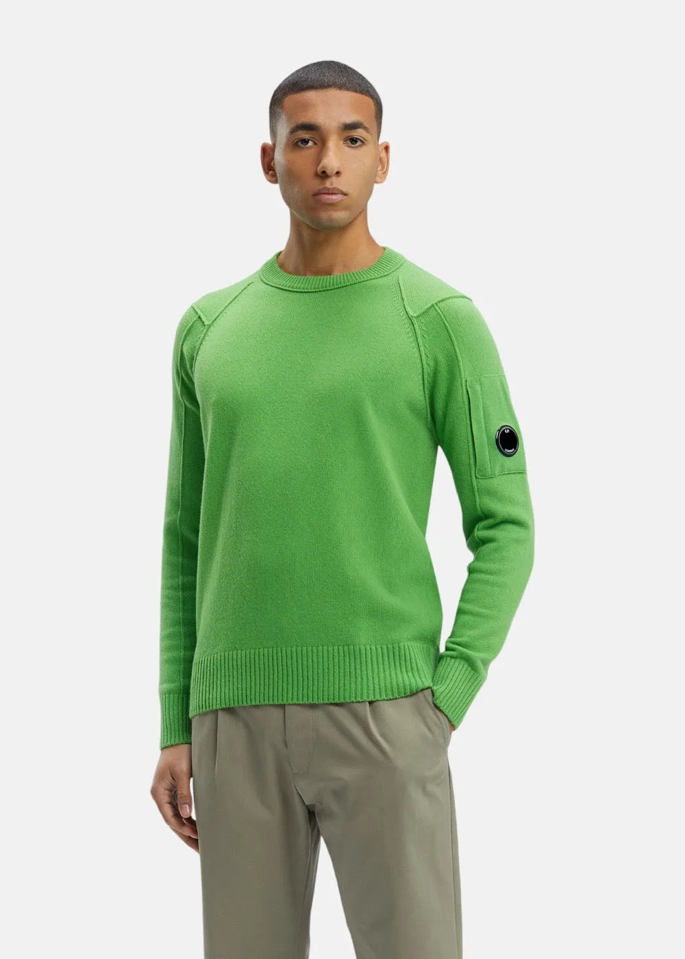 Pull C.P. Company lambswool vert