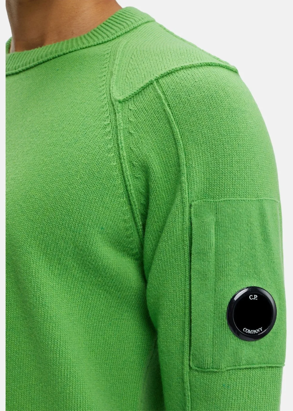 Pull C.P. Company lambswool vert