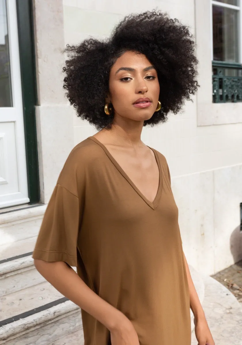 Robe Tee VALADAR Camel