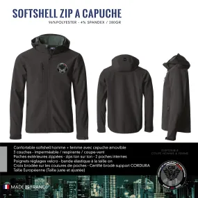 Softshell Zip à Capuche CSI 93