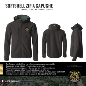 Softshell Zip à Capuche VERSAILLES