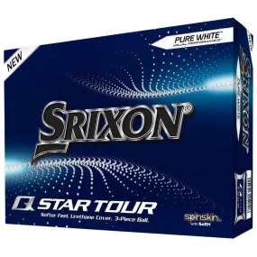 Srixon Balles Q-Star Tour White (boite de 12)