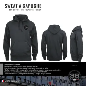 Sweat à Capuche 36 PARIS (APJP-DRPJ)