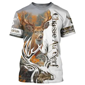 T-shirt, Sweat Chasse Au Cerf, Cadeau Personnaliser Chasseur, Camouflage Chasse Passion - CT09112219