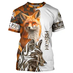 T-shirt, Sweat Chasse Au Renard, Cadeau Personnalisé Chasseur, J'peux Pas J'ai Renard - CT12112234