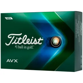 Titleist Balles AVX blanche 2022 (boite de 12)