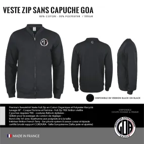 Veste Zip Sans Capuche GOA